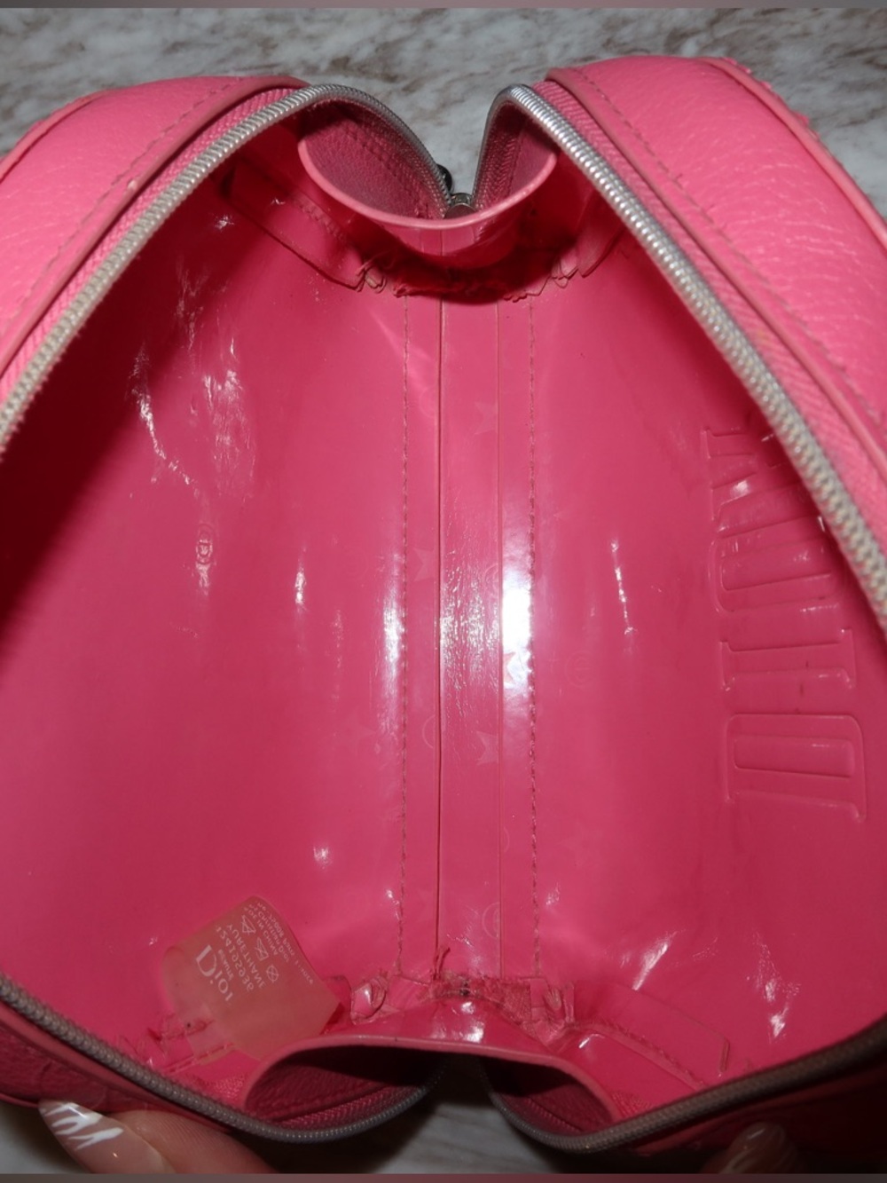 Dior Pink Cosmetic Pouch - Picture 5 of 5
